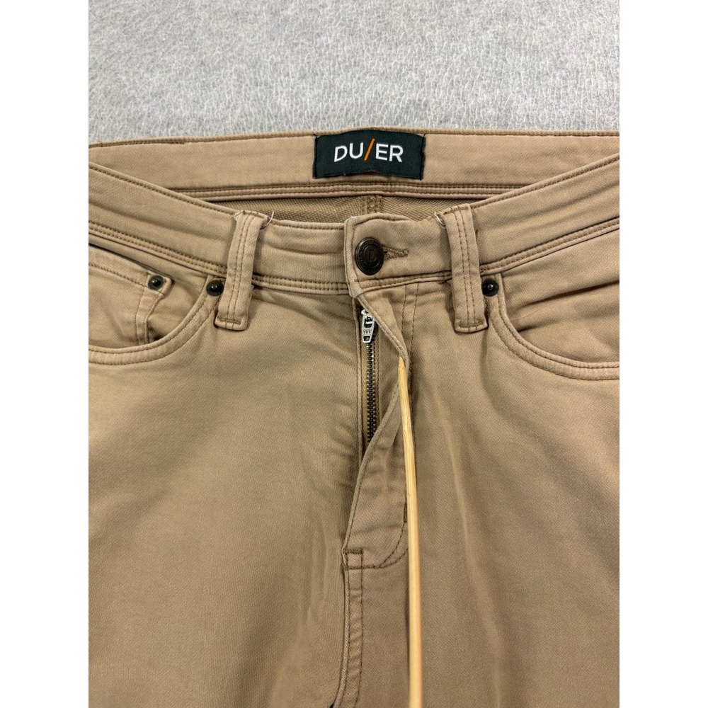 Du/Er N2x No Sweat 5 Pocket Relaxed Fit Pants (Men's 32x32) Tan View 3